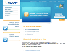 Tablet Screenshot of oriunde.com
